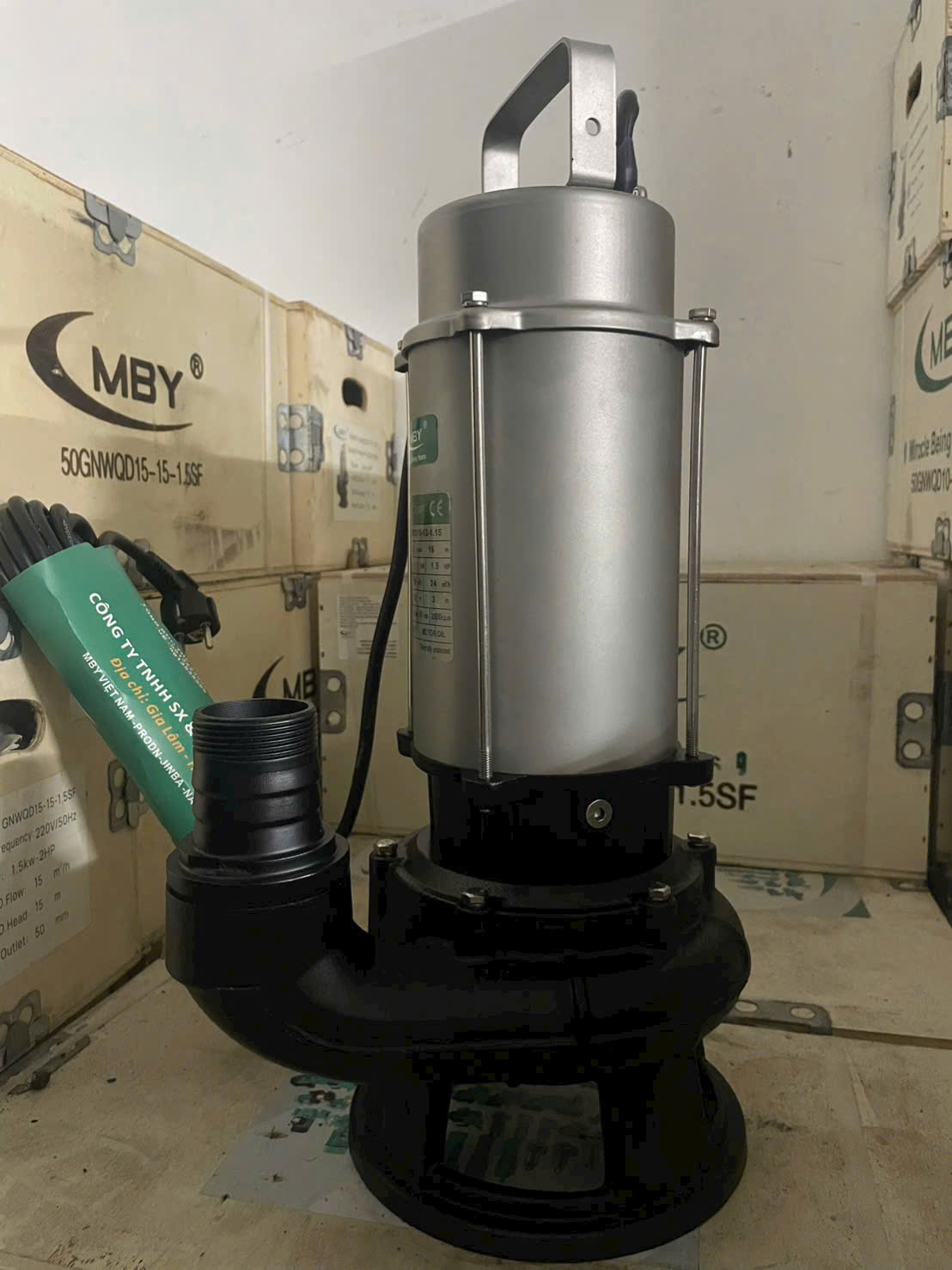 OEM 50GNWQ10-12-1.1S Máy bơm chìm cánh cắt OEM 50GNWQ10-12-1.1S