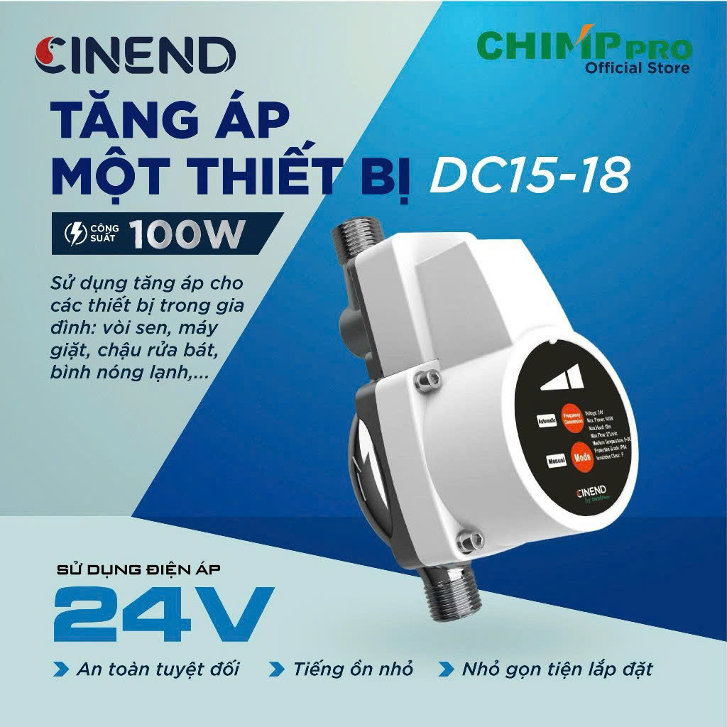 Bơm tăng áp mini DC 36V