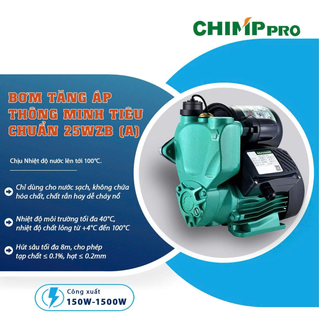 Bơm tăng áp nước CHIMPPRO