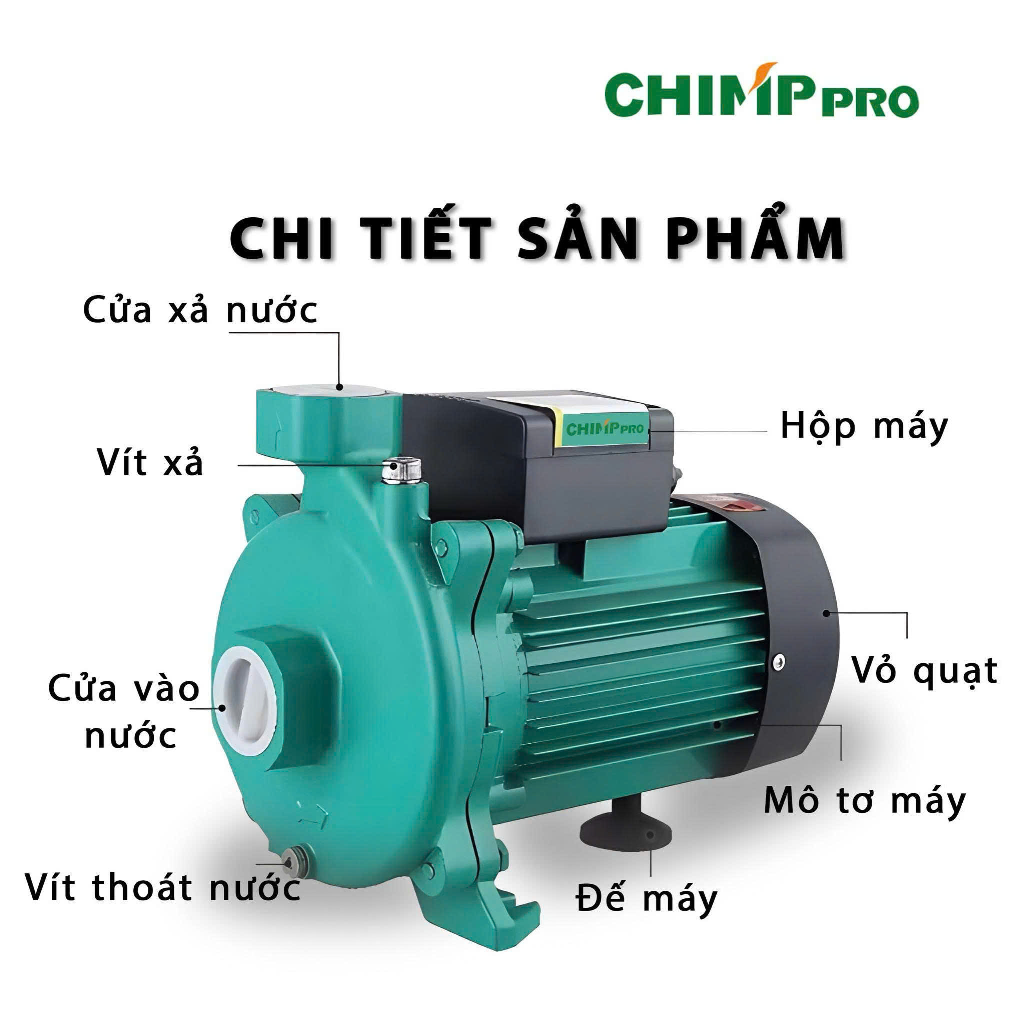 Cấu tạo của máy bơm nước nóng Cấu tạo của máy bơm nước nóng