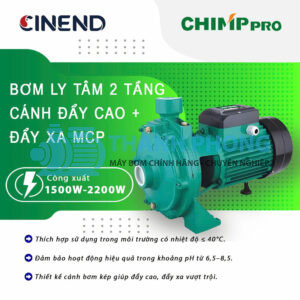 Máy bơm ly tâm 2 tầng cánh