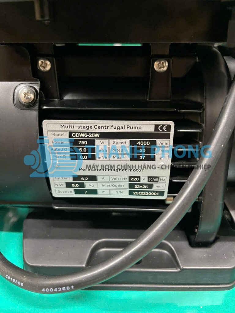 Bơm tăng áp biến tần PRODN CDW6-20