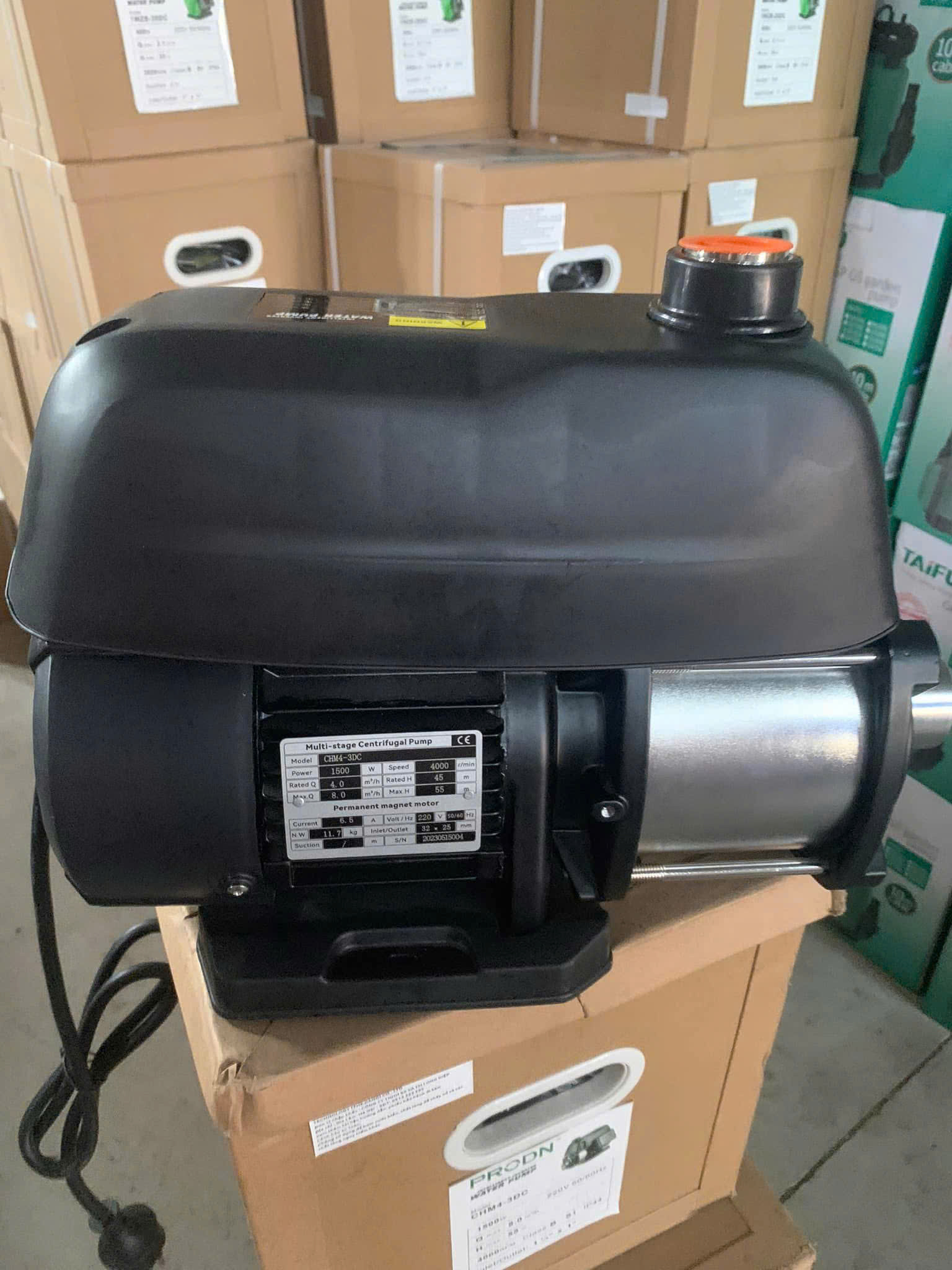 Bơm tăng áp biến tần PRODN CHM4-3DCY 1.5KW Bơm tăng áp biến tần PRODN CHM4-3DCY 1.5KW