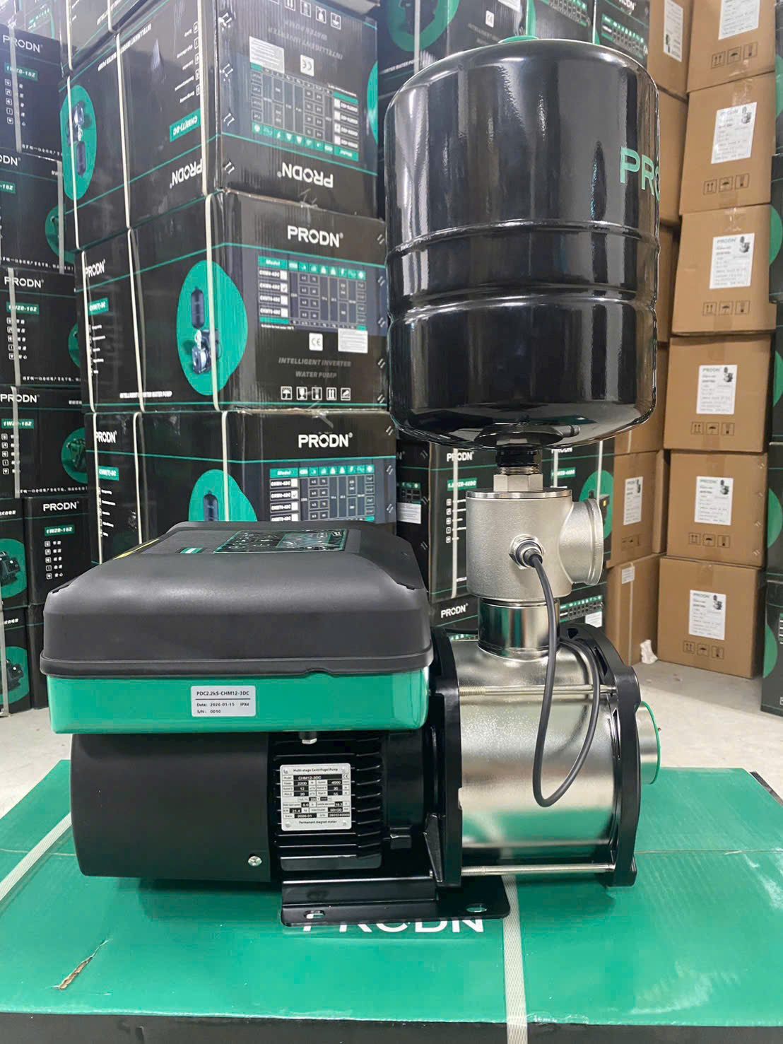 Bơm tăng áp biến tần PRODN CHMT6-4DC 380V 2.2KW Bơm tăng áp biến tần PRODN CHMT6-4DC 380V 2.2KW