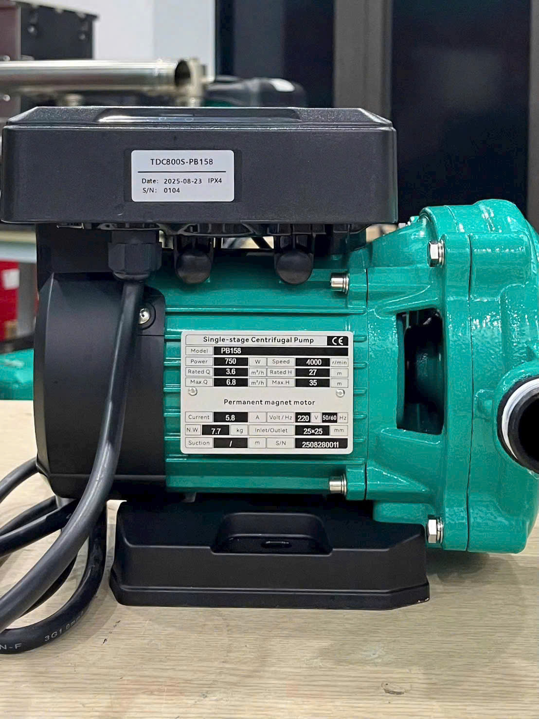 Bơm tăng áp biến tần PRODN PB158 Bơm tăng áp biến tần PRODN PB158-0.75KW